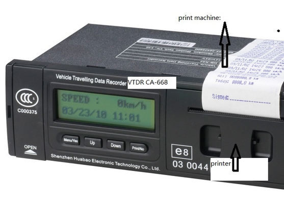 L'enregistreur de boîte noire de voiture d'auto-test, appareil d'enregistrement sur bande magnétique d'automobile pour Geo - clôturez/alerte de survitesse